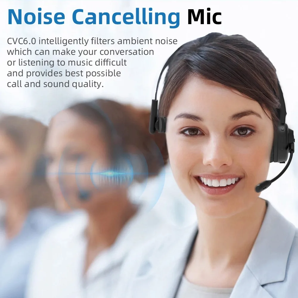 Call center Bluetooth наушники для вещания гарнитура телефона Беспроводные с микрофоном