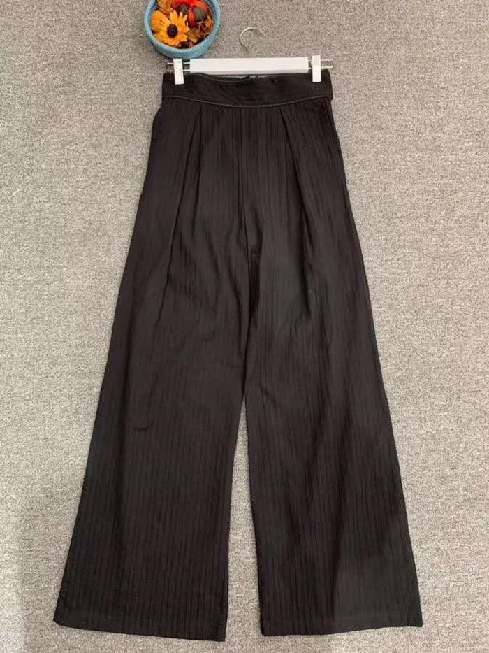 

Crop Sets 2020 Autumn Fashion Pant Sets Women V-Neck Hollow Out Sexy Long Sleeve Crop Tops+Wide Leg Long Pant Sets & Suits 2 pcs