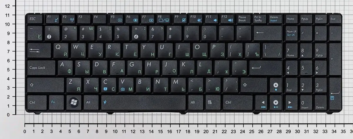 Keyboard for Asus K50 K51 K60 K61 K62 x5d X50 X51 X70 K70 K72 series P/N: 04gnv33kus04-3 04gnv91kru00-1 04gn | Компьютеры и офис