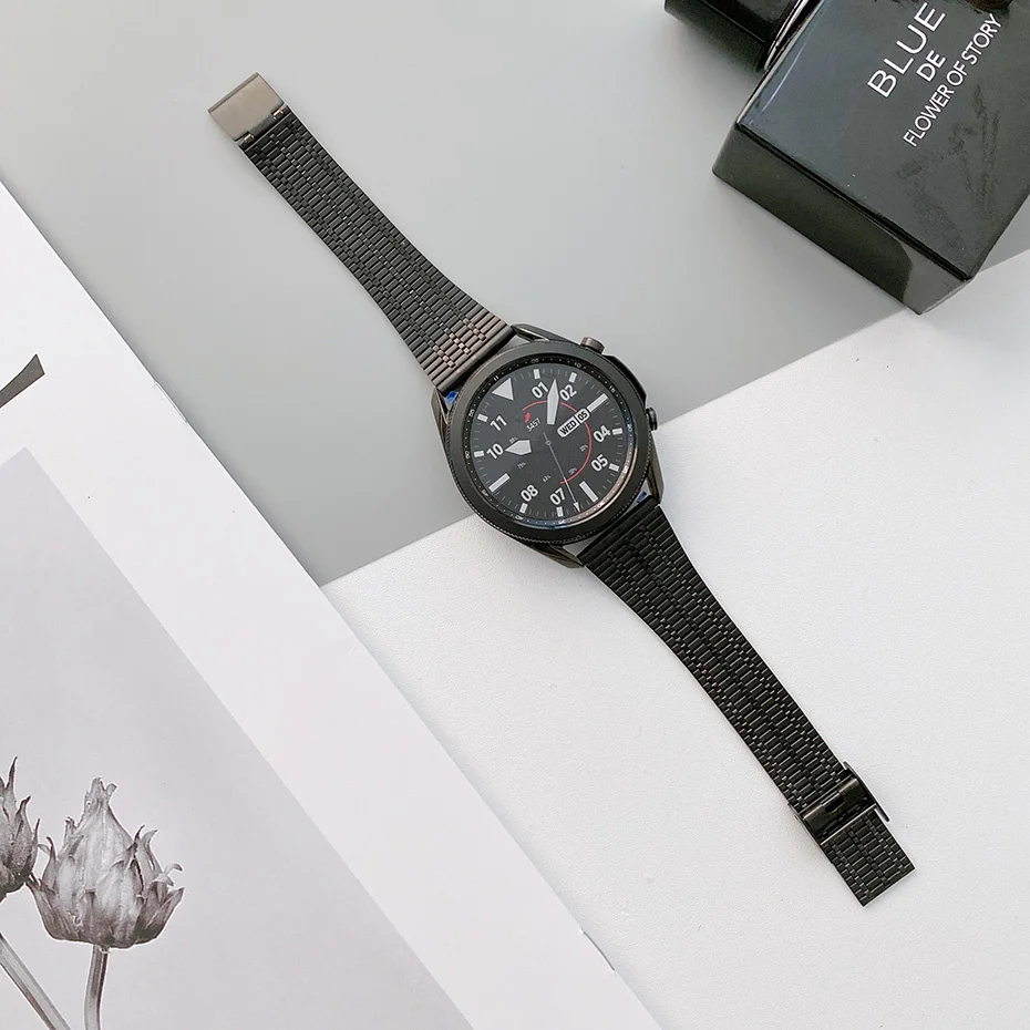 Ремешок FOHUAS 22 мм для Samsung Galaxy Watch 46 Gear S3 Frontier традиционный сменный Браслет часов