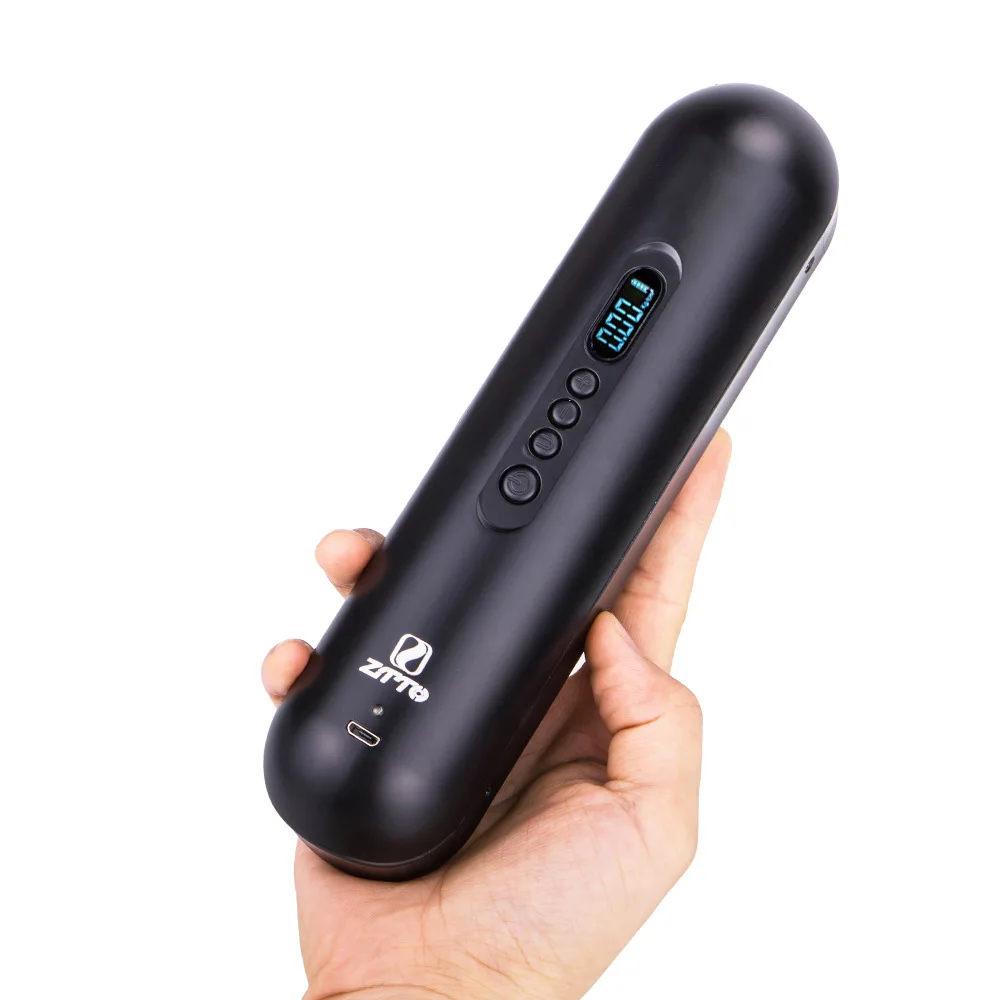 Barato Mini Compresor De Aire Portátil Para Neumáticos De Bicicleta, Inflador De Neumáticos Portátil De 120PSI Para Coche, Neumáticos De Bicicleta, Bolas, Juguetes, 2000mAh Con Pantalla LCD