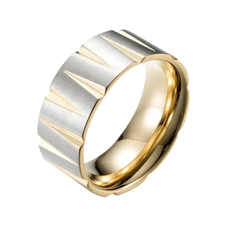 Красочное кольцо на палец личность в форме конуса прочная креативная титановая