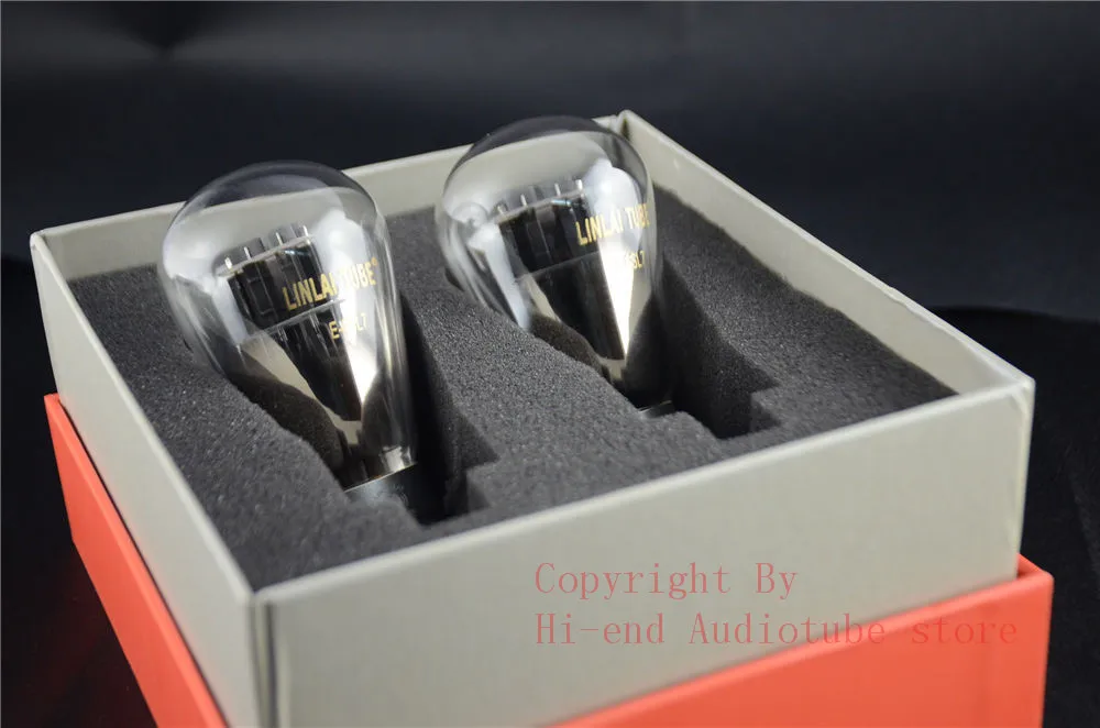 На складе сейчас Linlai E-6SL7 Elite Series заменить Shuguang 6N9P/6H9C ECC33 двойная пластина под током