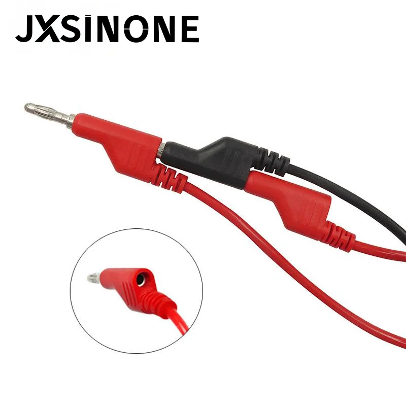 Набор тестовых щупов JXSINONE P1036B двойные штабелируемые вилки типа банан 4 мм с