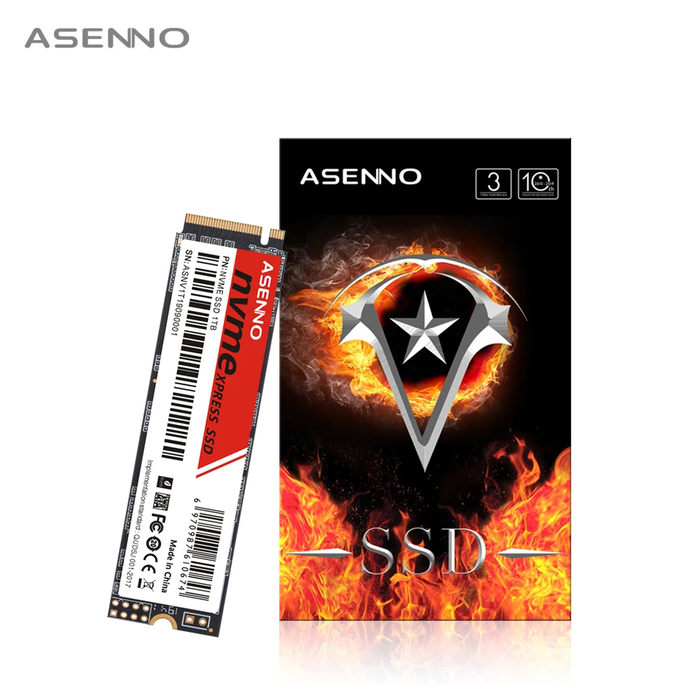 Жесткий диск Asenno M.2 ssd M2 1 ТБ PCIe NVME 120 ГБ 240 500 Гб Твердотельный накопитель 2280