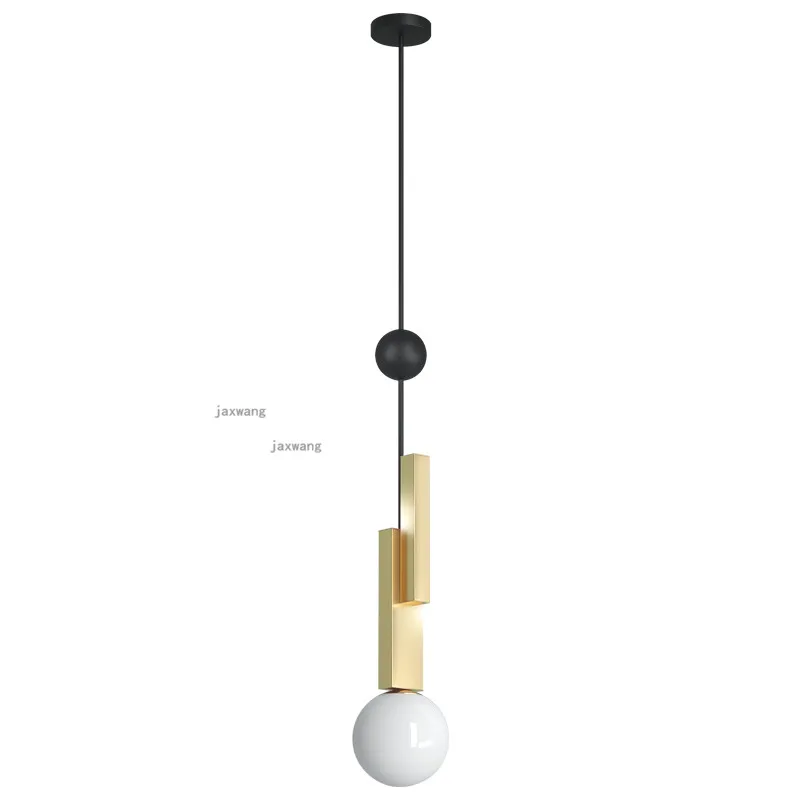 Светодиодный стеклянный подвесной светильник s в скандинавском стиле украшение