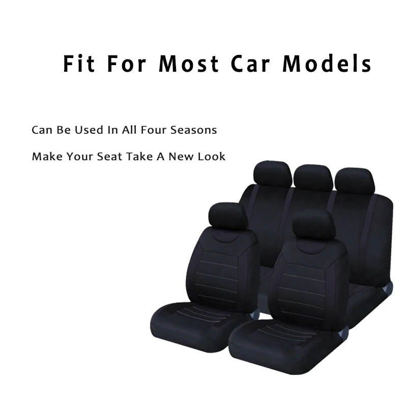 安い カーシートはユニバーサルフルセットの自動内装部品アクセサリープロテクタークッション装飾シートマット女性ガール