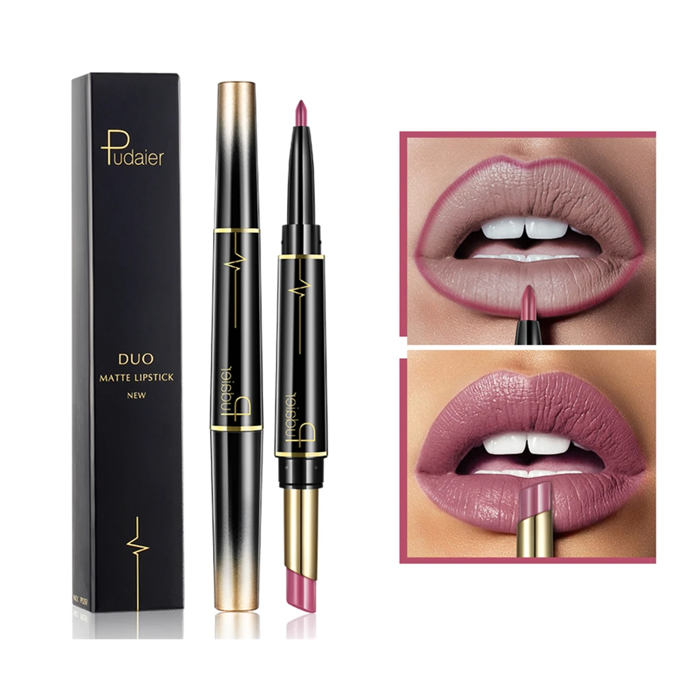 Pudaier губная помада для макияжа двусторонняя матовая Косметическая Помада
