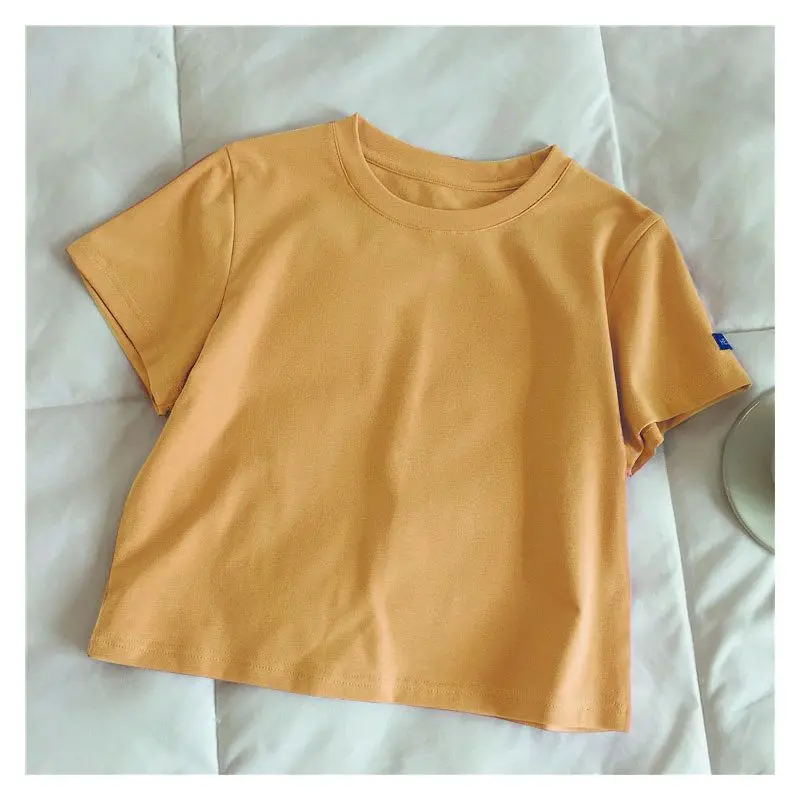 

Simple summer high-quality hot-selling recreational breathable short-sleeved women's T-shirt