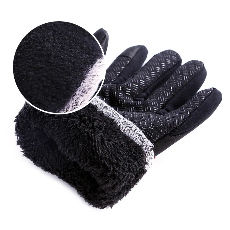 Перчатки для мотоциклистов с сенсорным экраном мужские и женские теплые