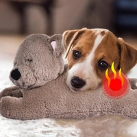 pet dog toy heartbeat toy pet heating plush toy comfortable behavioral training aid toy heart beat soothing plush doll