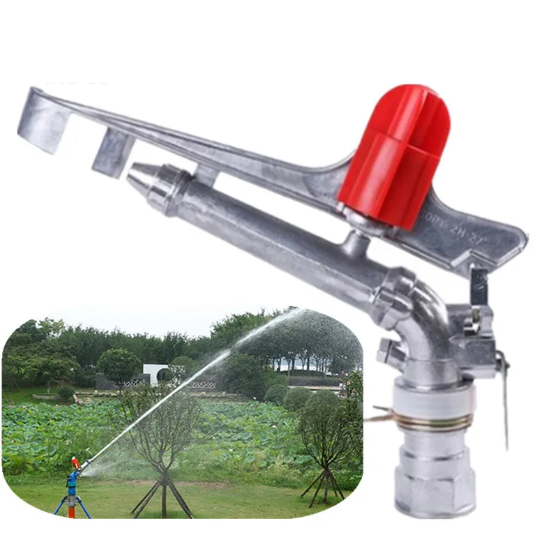 

1.5 Inch Female Thread Long Spray Distance Sprinkler Garden Irrigation Big Covering Range Watering Gun Yard Irrigation Fittings