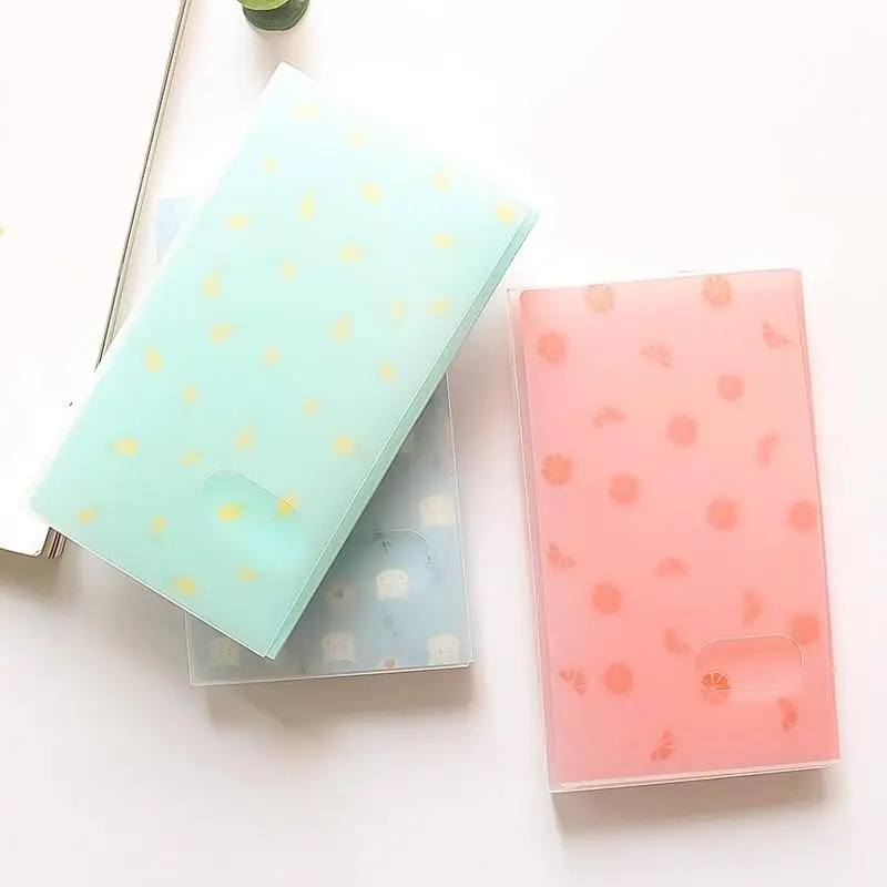 

96Pockets Card Stock Photo Album Name ID Card Holder Business Card Case Ticket Collection Book Card Stocks