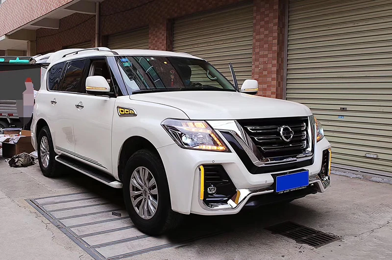 Светодиодный светильник Fender для автомобиля Nissan Patrol 2014 2015 2016 2017 2018 2019 дневной
