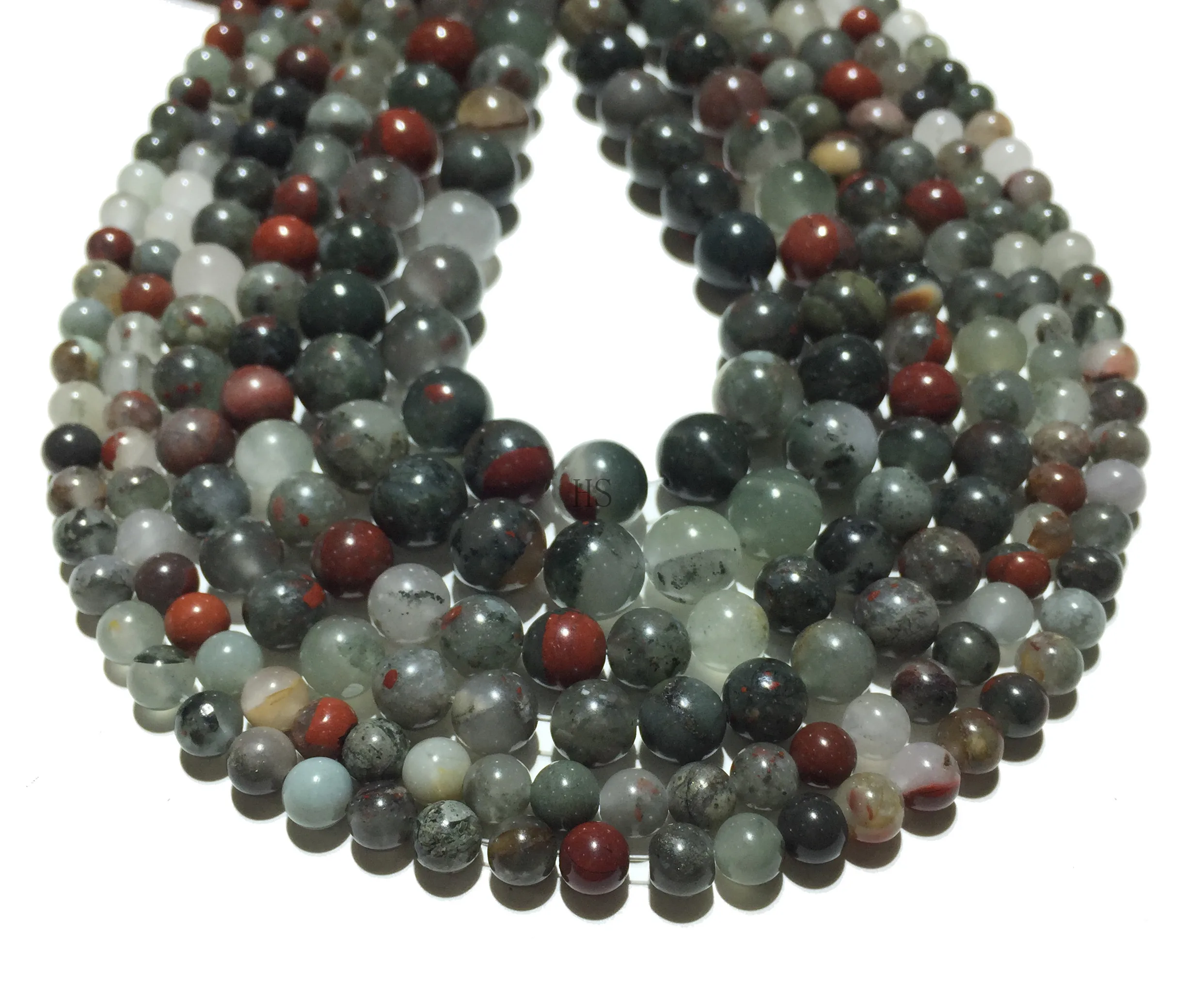 Натуральный камень яшма для изготовления украшений сделай сам круглые бусины