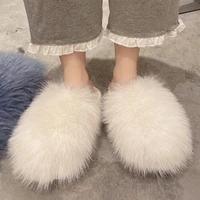 warm soft women shoes fashion house shoes 2021 home shoes luxury mens winter house slippers plush mute flats autumn snow