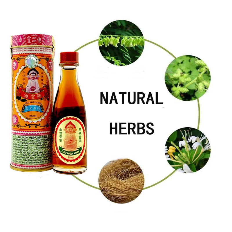Вьетнамская мазь Будды 25 мл масло для головной боли зубной головокружения спины