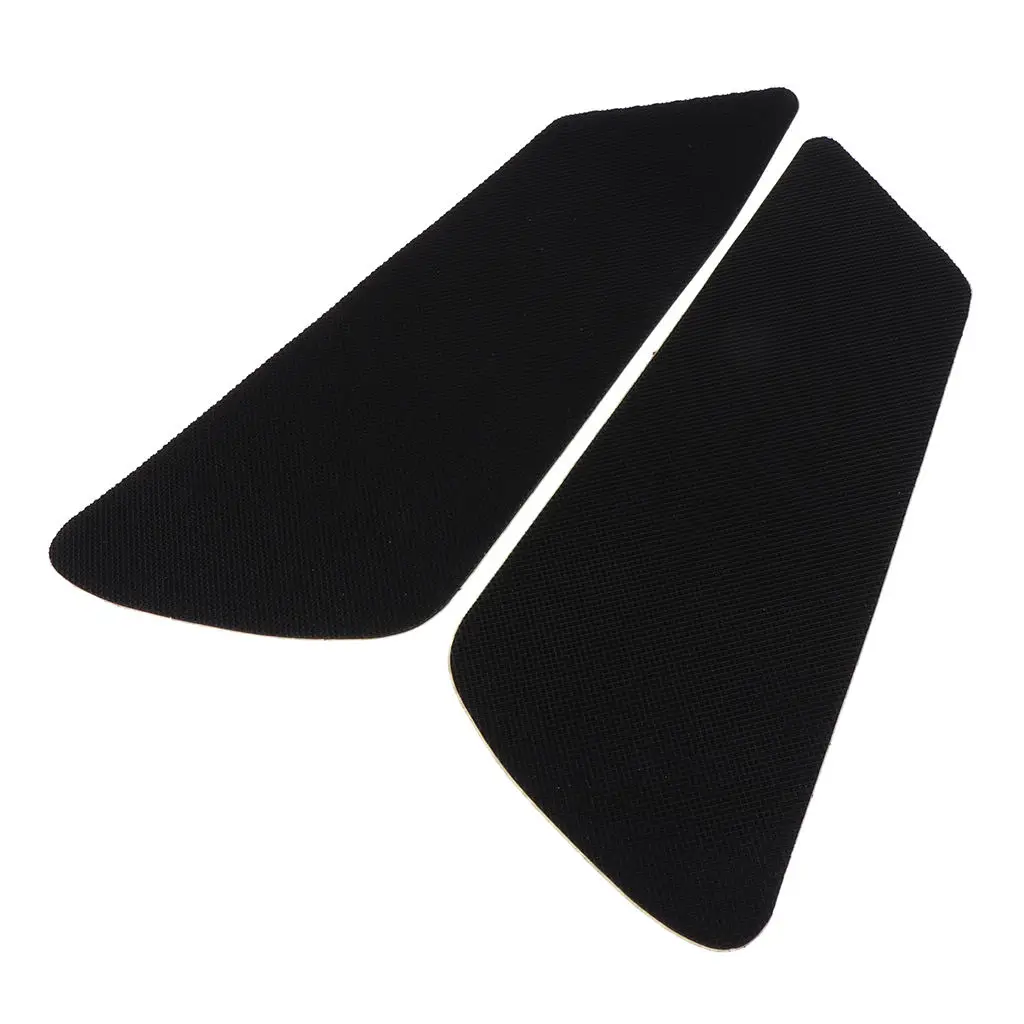 

Black Motorcycle Rubber Tank Traction Pad Side Gas Knee Grip Protector