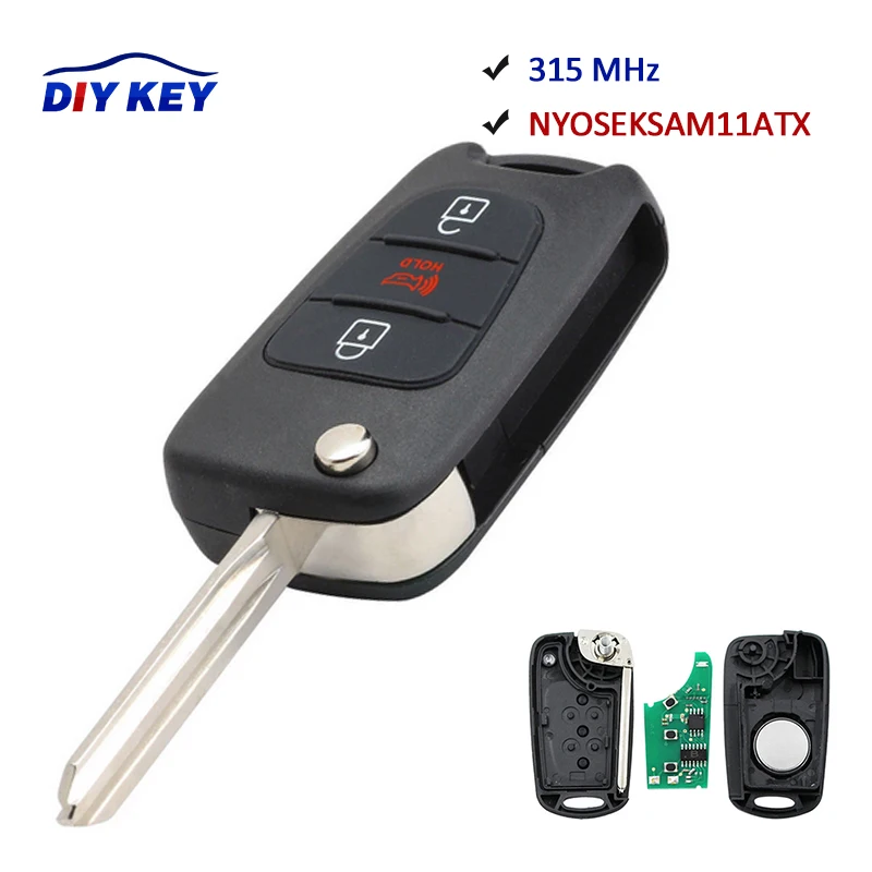 

Пульт дистанционного управления для Kia Soul 315-2011, 2013 МГц, NYOSEKS-AM11ATX P/N: 95430-2K250 / 486607-3000