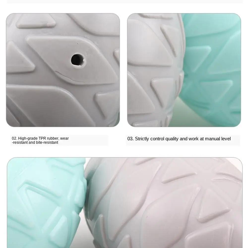 

Pet Dog Ball Toy Natural Non-toxic Rubber Football Style Dog Chew Toy Cat Training Toy for Small Medium Large Dogs