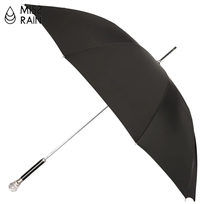 Offerte MissRain Manico Lungo Ombrello Delle Donne Di Lusso Britannico Di Viaggi Antivento Ombrello Ombrello Creativo Signore All'aperto Parasole Idee Regalo