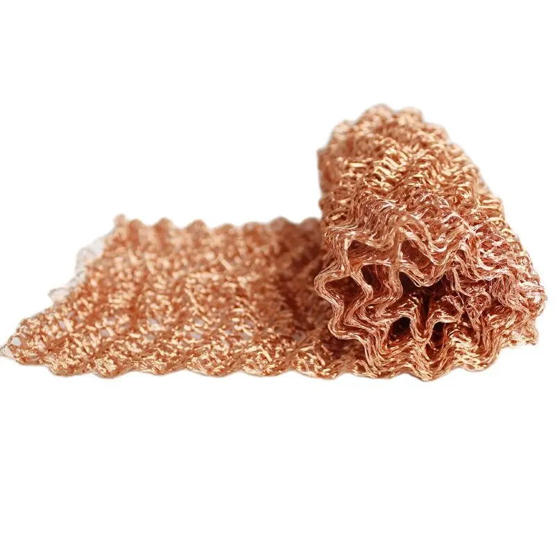 

0.5m to 100m Pure Copper Mesh Woven Filter Sanitary Food Grade For Distillation Moonshine Home Brew Beer