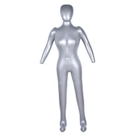 165cm inflatable model full body female model mannequin with arm show window display diy clothes pvc inflating retail sewing
