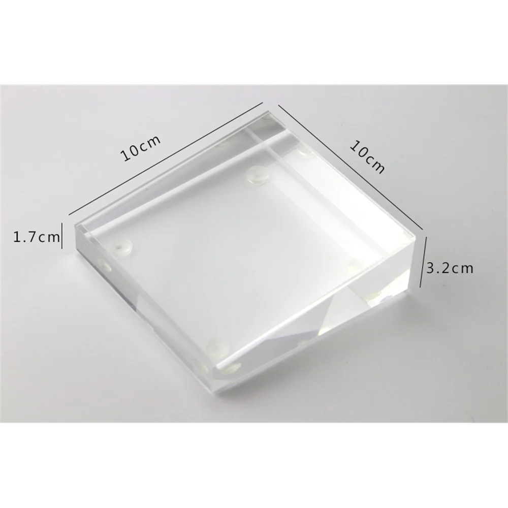 100*100 мм акриловый бирка для цены стенд настольная подставка карточка постер