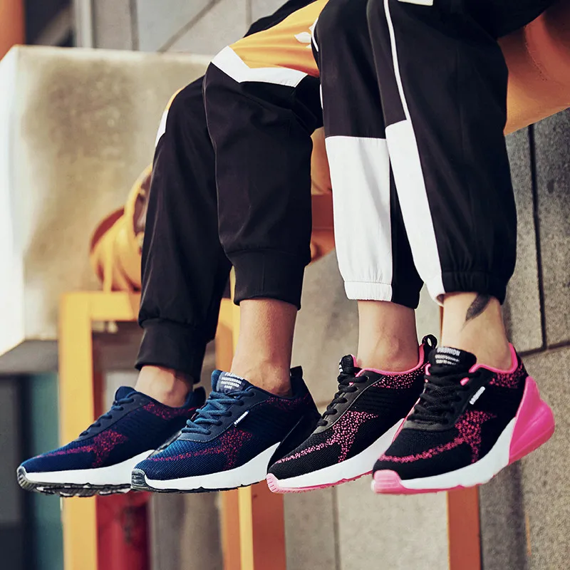 Новинка унисекс для женщин и мужчин 270 кроссовки бега на подушке вязаные 3 0