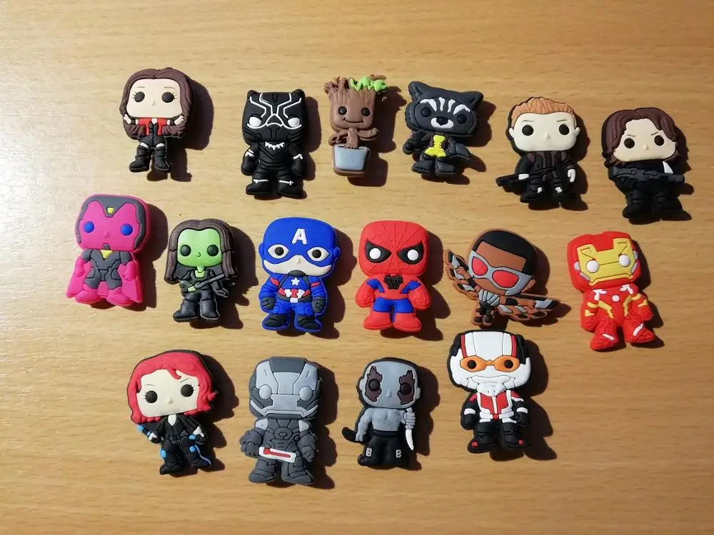 8 шт. Marvel Мститель пвх магниты на холодильник экшн-фигурка магнитная наклейка домашний декор магнит на холодильник детские игрушки вечерние подарки