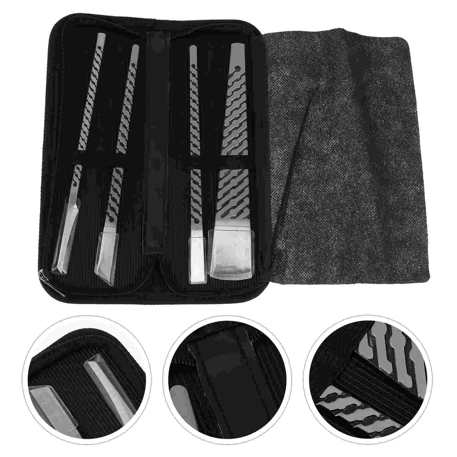 

5Pcs Foot Callus Removers Feet Hard Skin Removers for Home (Silver, Black)