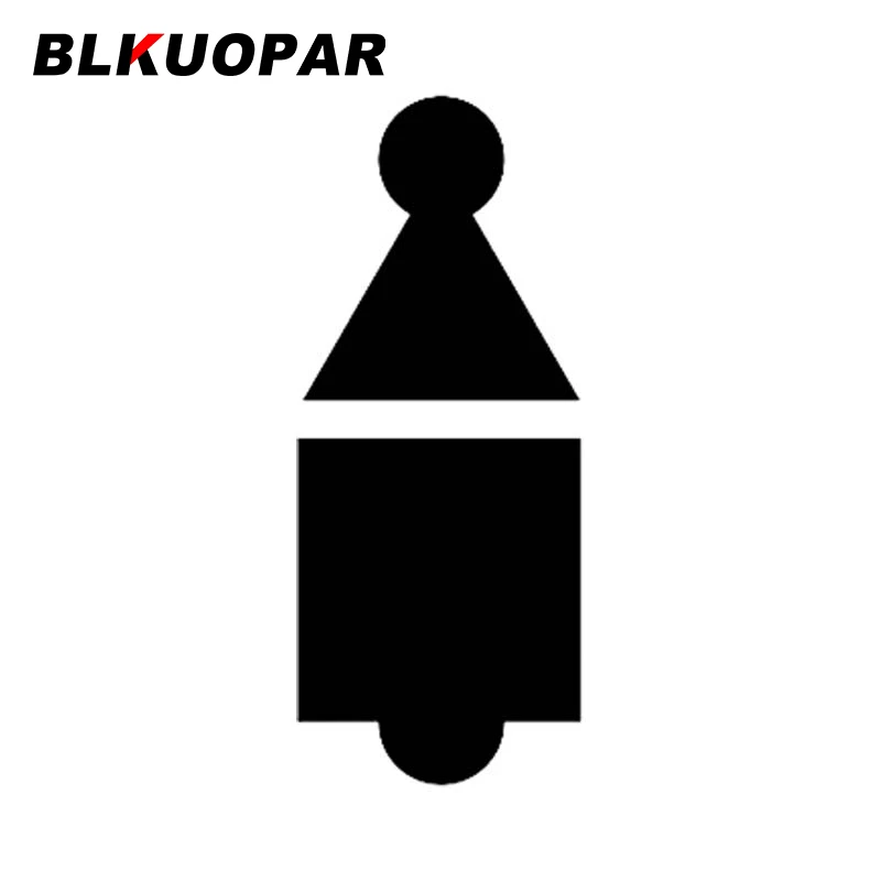 

Геометрическая Автомобильная наклейка BLKUOPAR, креативная устойчивая к царапинам наклейка, водонепроницаемая защита для дверей холодильника...