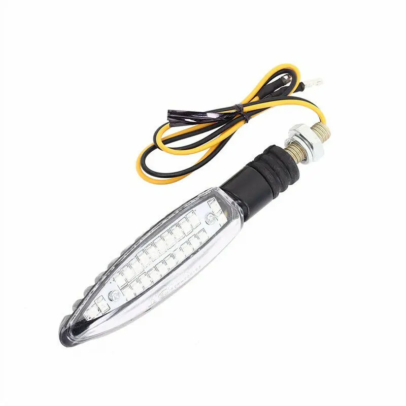 

Motorcycle Double-row LTC LED Turn Signal Indicator Light Dynamic Warning Lamp