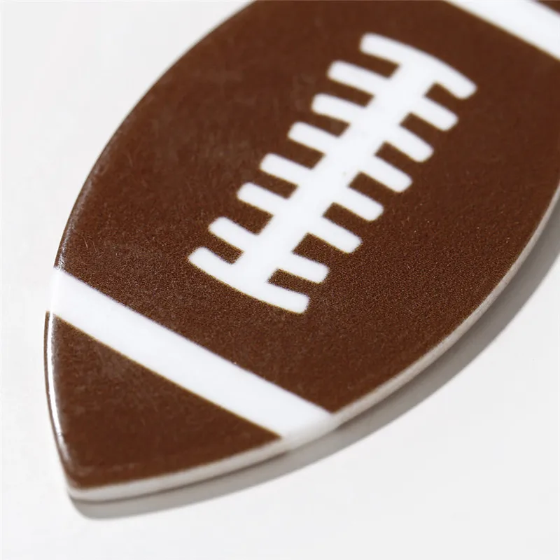 Модные футбольные баскетбольные серьги для женщин и девушек геометрические из