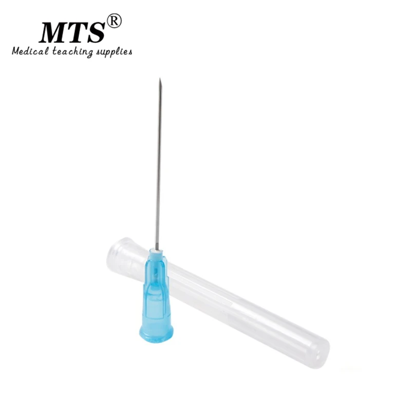 

100pcs/lot Transparent Medical Disposable Dental Sterile Injection Needle syringe needle hypodemic needle