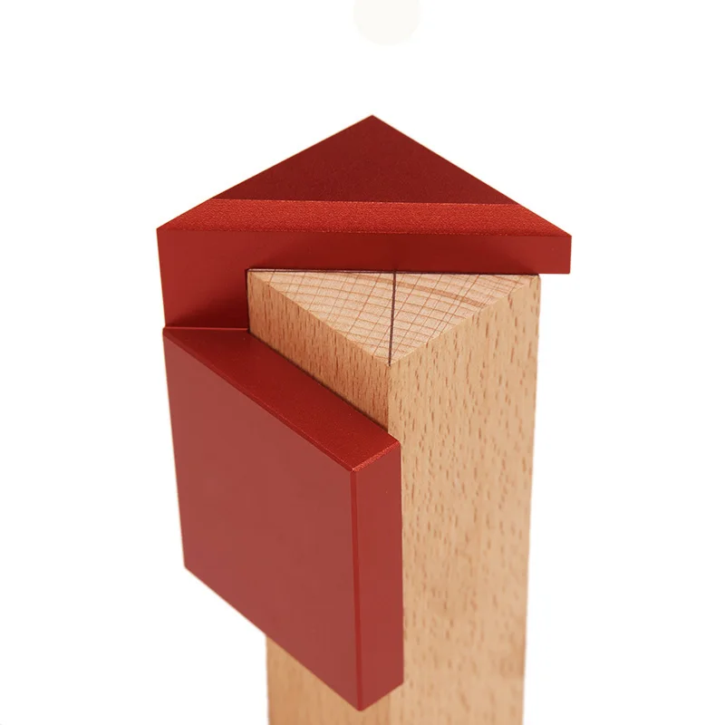 1 шт. линейка под углом 90 градусов британская система Круглый центральный плотник