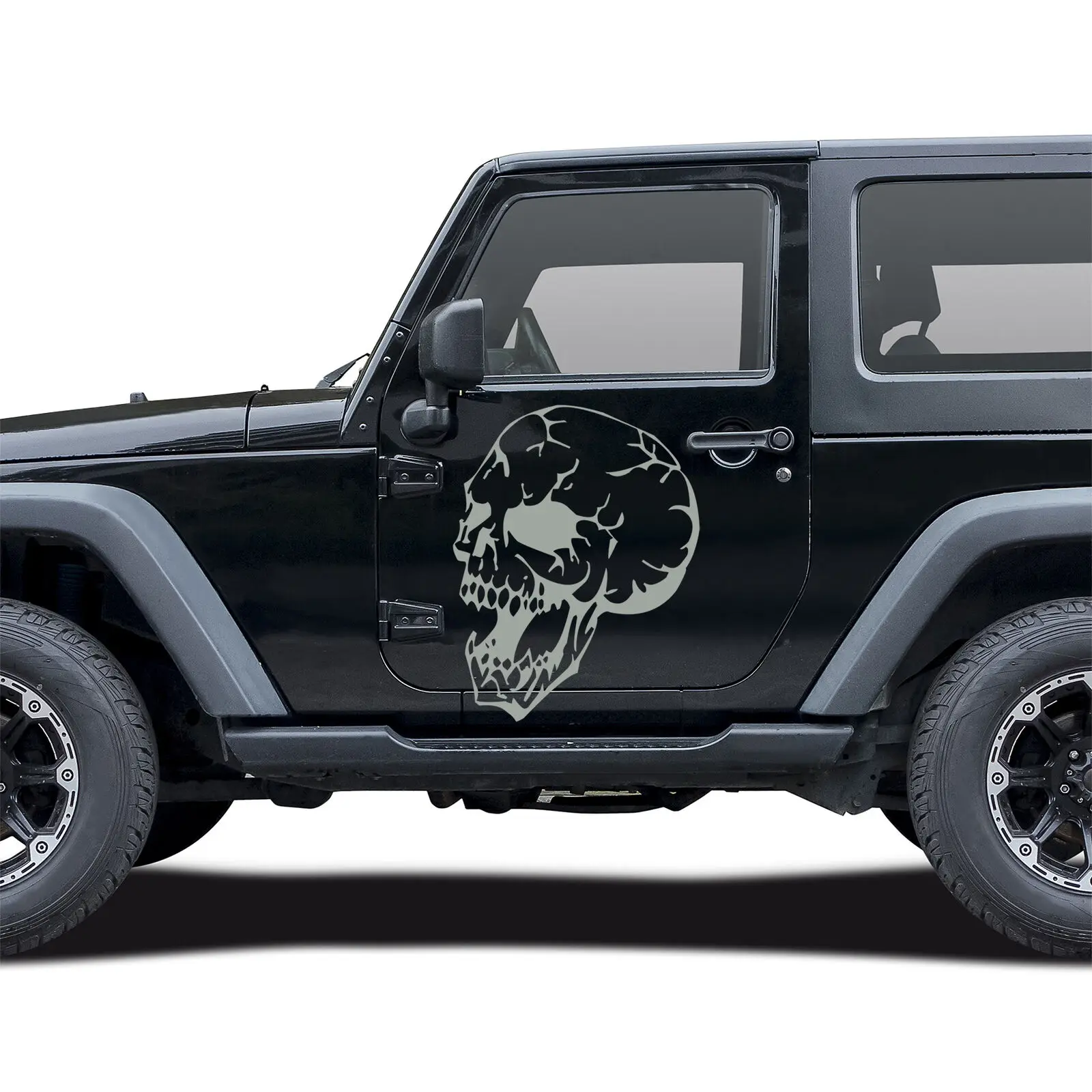 

Стикер Totenkopf Aufkleber Mittelgrau, автофлип KX027
