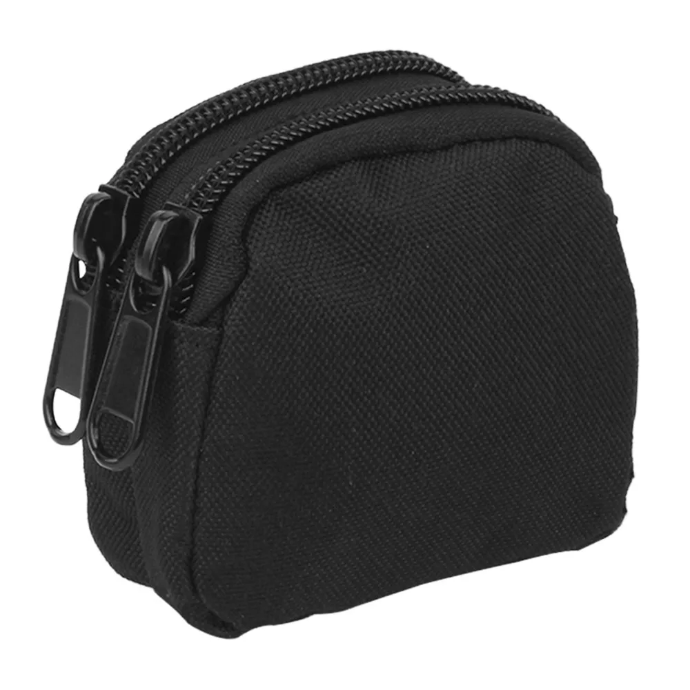 Black Охотничий EDC пакет тактический Molle поясная сумка практичный Кошелек для монет военный наушник сумка для денег Кемпинг походный чехол - Цвет: Black