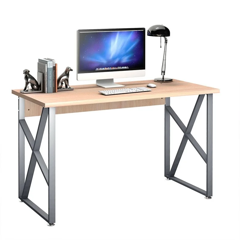 Деревянный ПК ноутбук стол с металлическими ножками компьютерные столы
