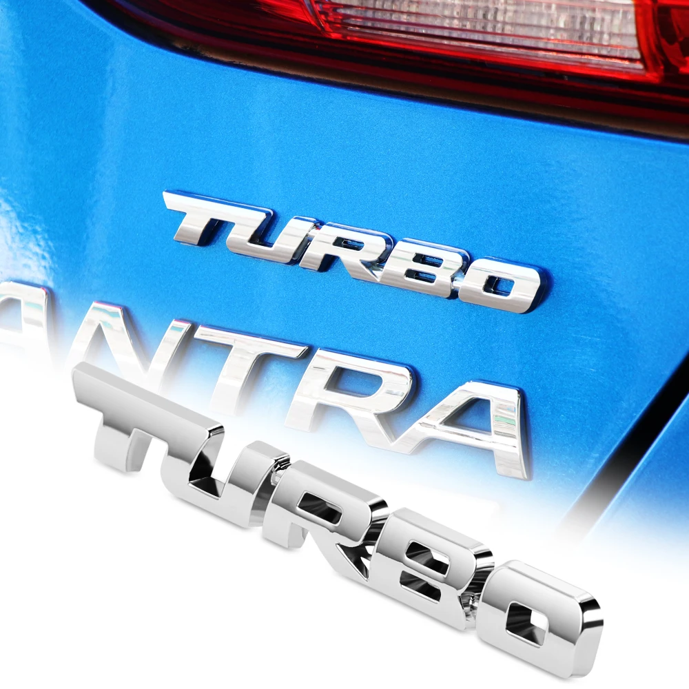 Auto Door Decal 3D Metal TURBO Emblem Car Sticker Body Rear Tailgate Badge Universal For Ford Focus 2 3 ST RS Fiesta Mondeo | Автомобили и