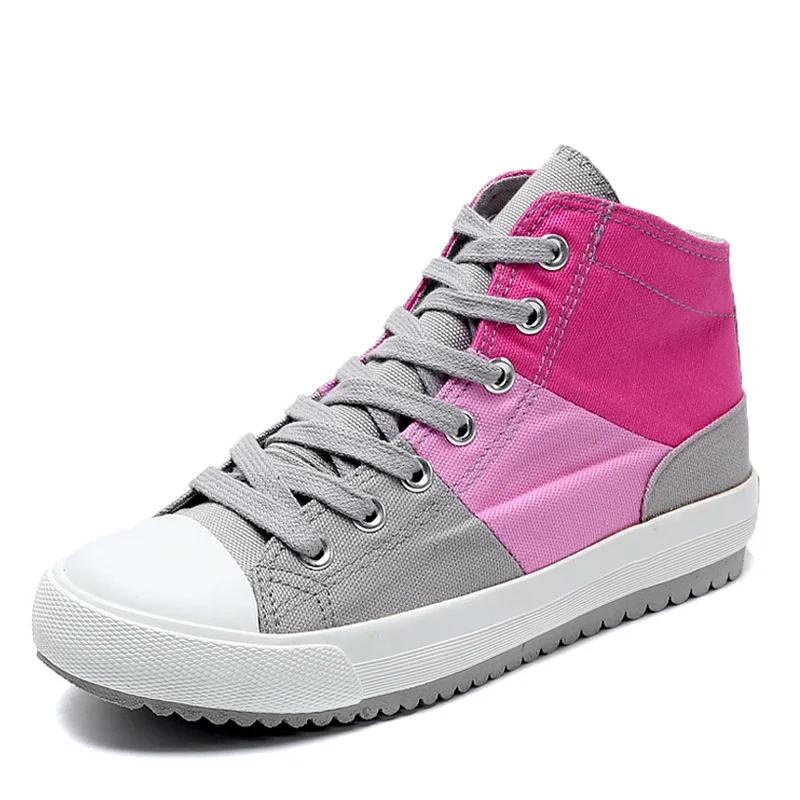 

High-top casual canvas shoes female 2019 spring and autumn new Korean students Harajuku wild shoes women