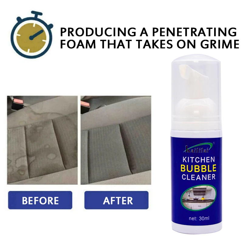 

New 30ML New Multi - Functional Foam Cleaner All - Purpose Water Cleaner Car Interior Cleaning Agent With Foam Pump Head