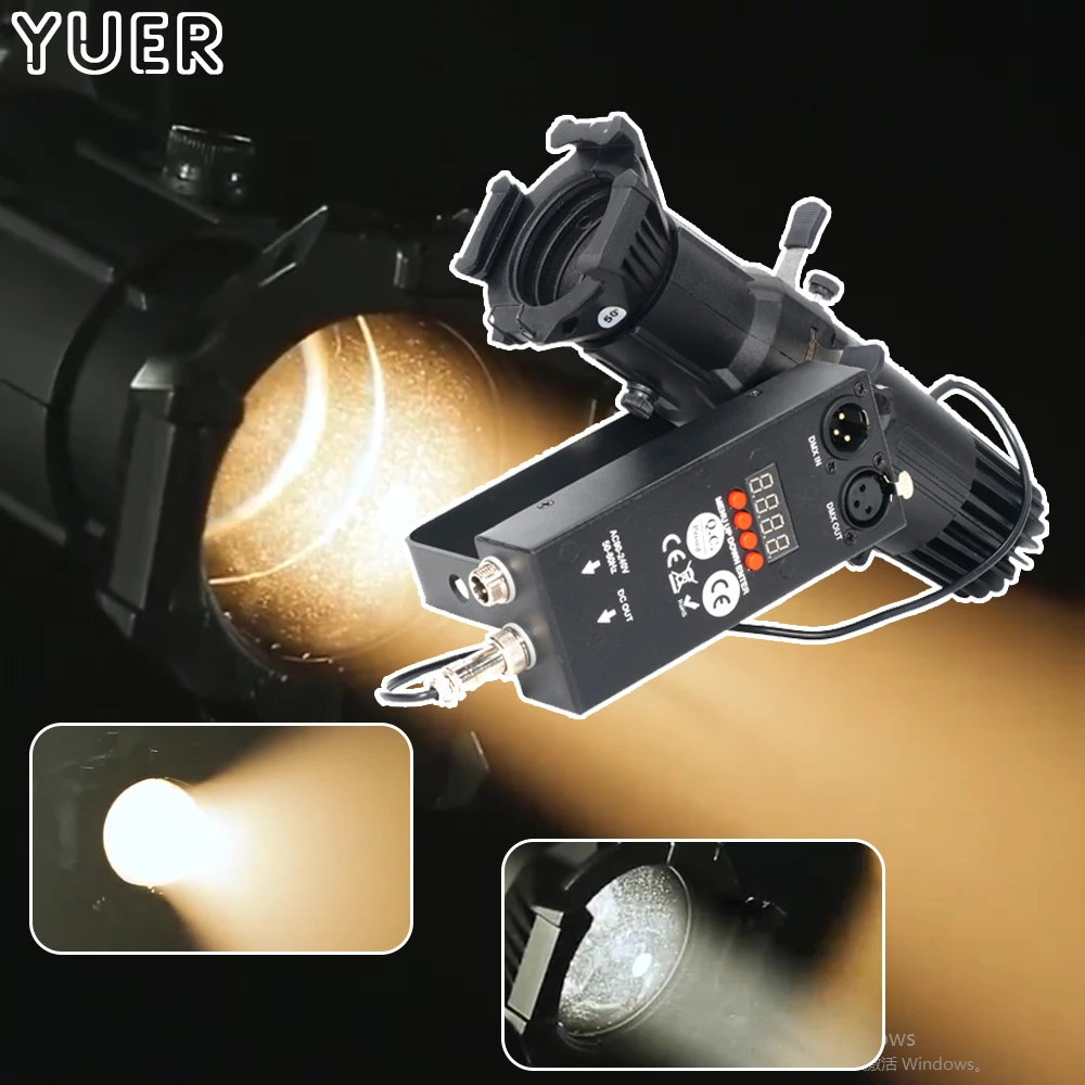 

LED 20W Mini Profile Spot Light With DMX RA90 Projector Pro Stage Lighting Equipment DJ Disco Party Par Light Wash Beam Light