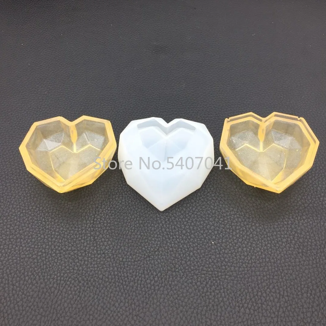 2 шт./компл. 3D кристалл геометрия любовь коробка для хранения Форма эпоксидная