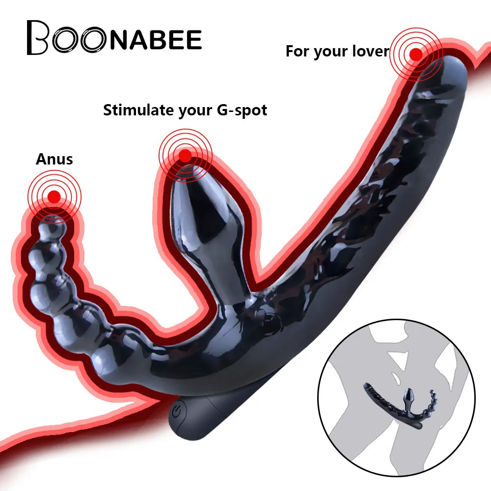 Страпон без бретелек фаллоимитатор вибраторы для женщин секс игрушки les Двойные