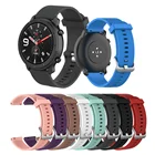 Ремешок для Xiaomi, 22 м, 20 мм, ремешок для amazfit GTR 47 мм, 42 мм, силиконовый ремешок для смарт-браслета