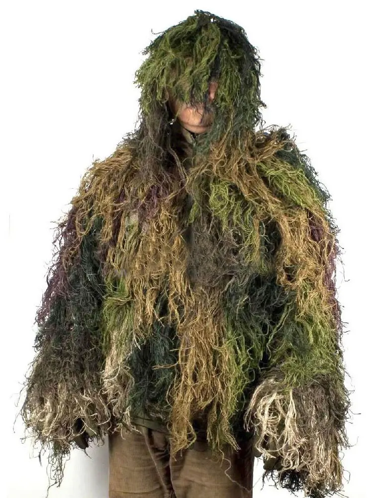 Bionic камуфляжная куртка унисекс 3D Увядшая трава охотничья одежда тактический