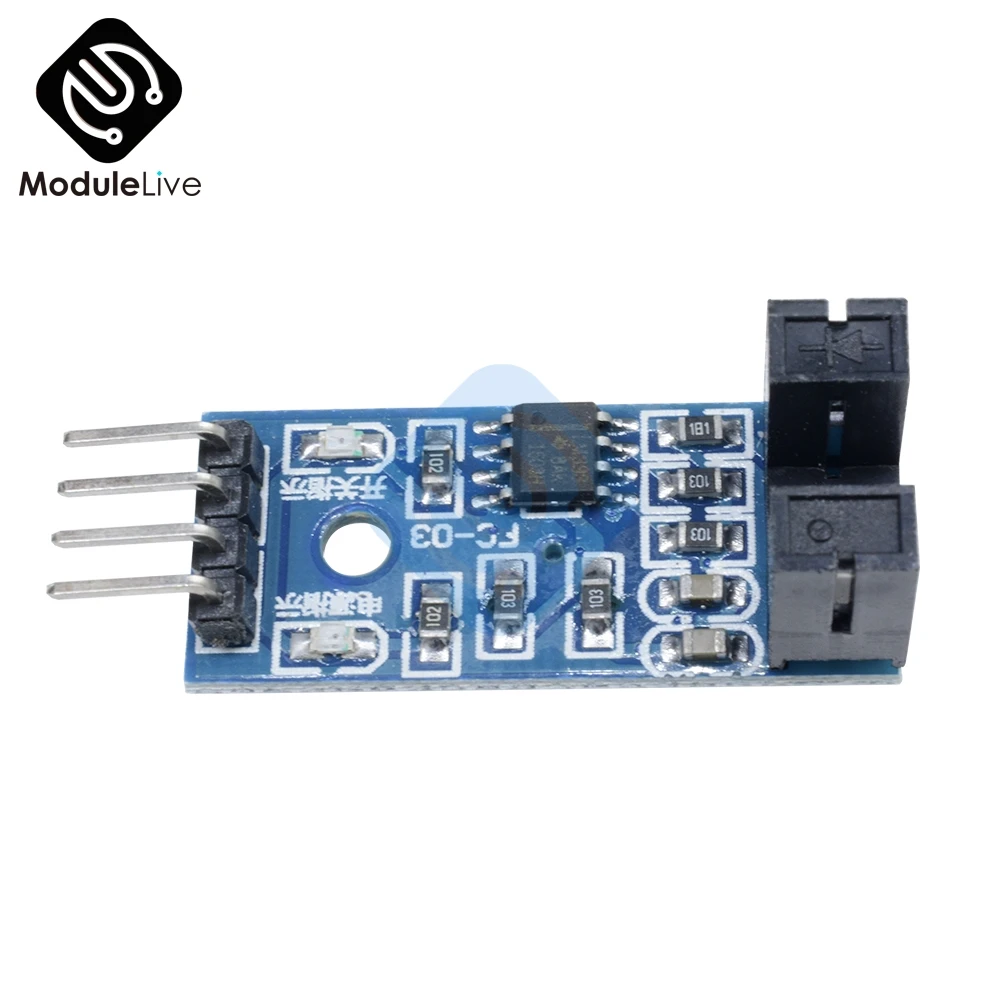 Слот Тип ИК оптрон модуль датчика скорости LM393 для Arduino Groove муфта Сенсор 3 V-5 V Реле