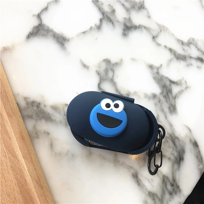 Милый защитный чехол для samsung Galaxy Buds, чехол с откидной крышкой и карабином, водонепроницаемый противоударный чехол s
