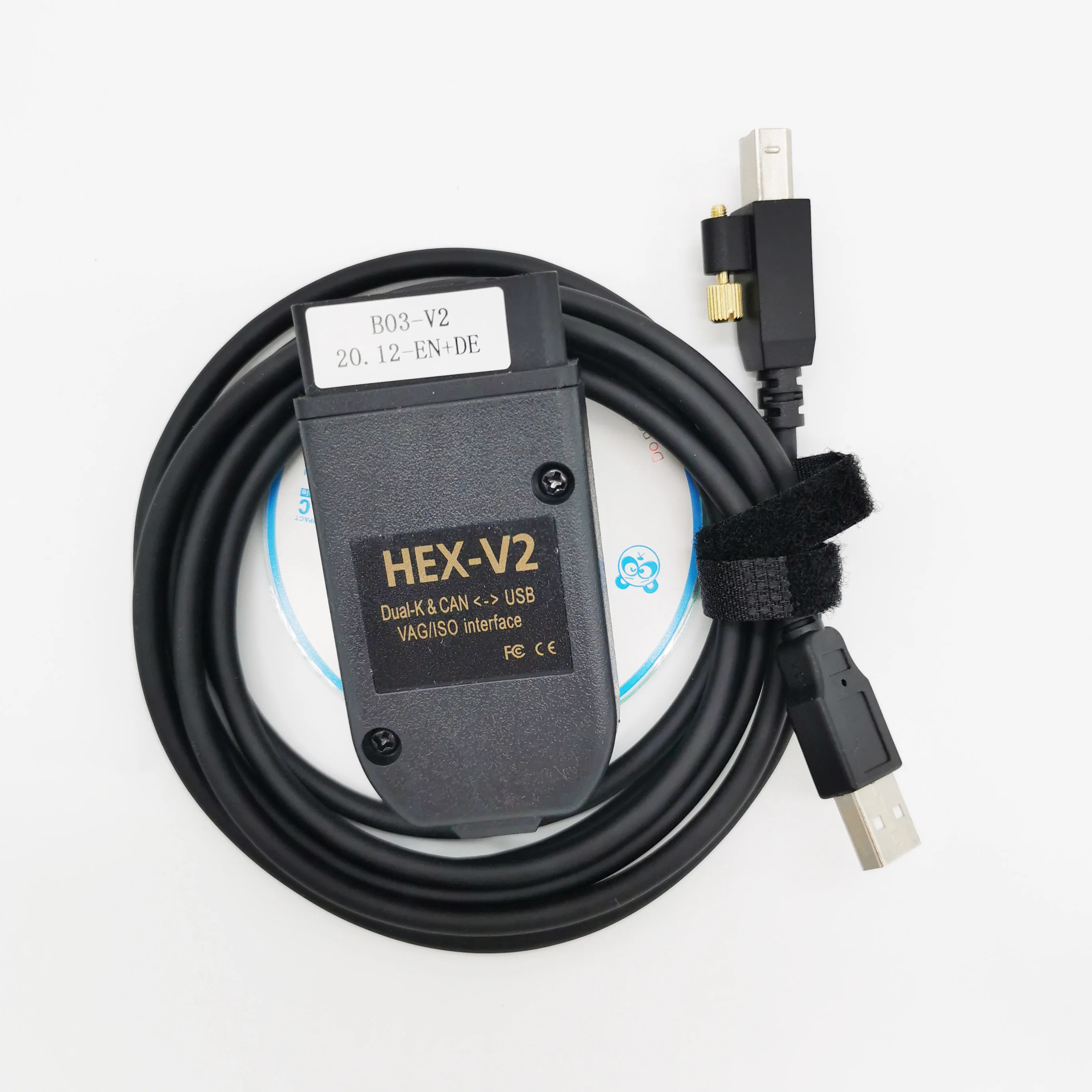 2020 новейший шестигранный кабель V2 USB интерфейс автомобильный диагностический Vag
